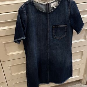 Denim Short Sleeve Dress
